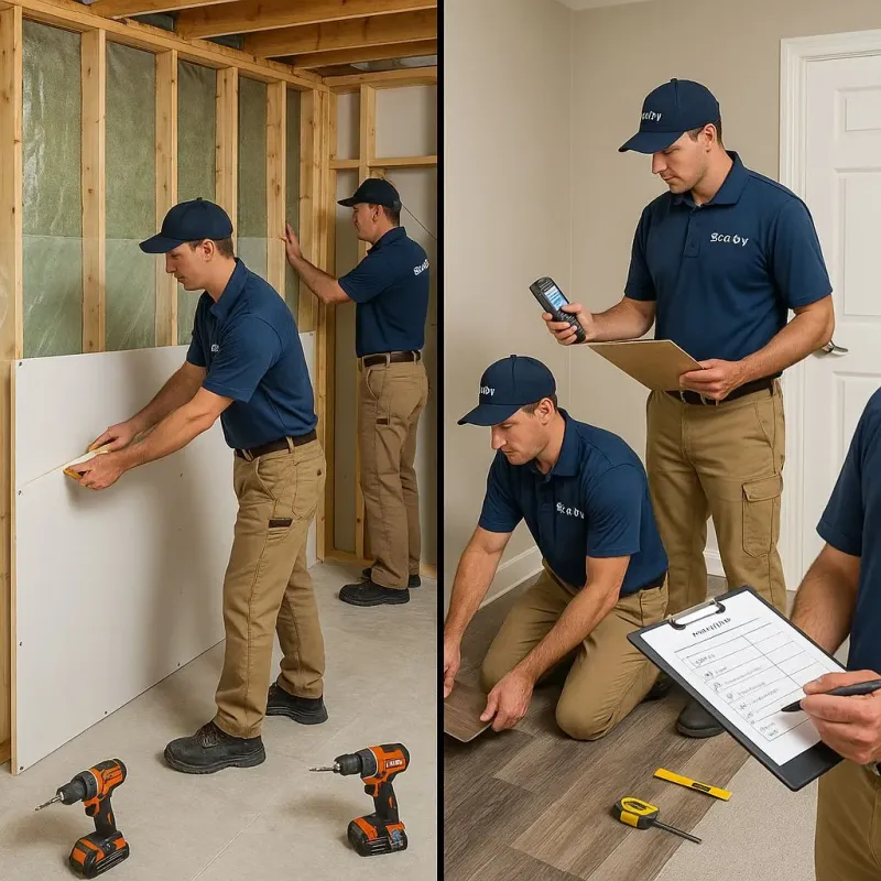 Repairs and Reconstruction process in Brookdale, NJ